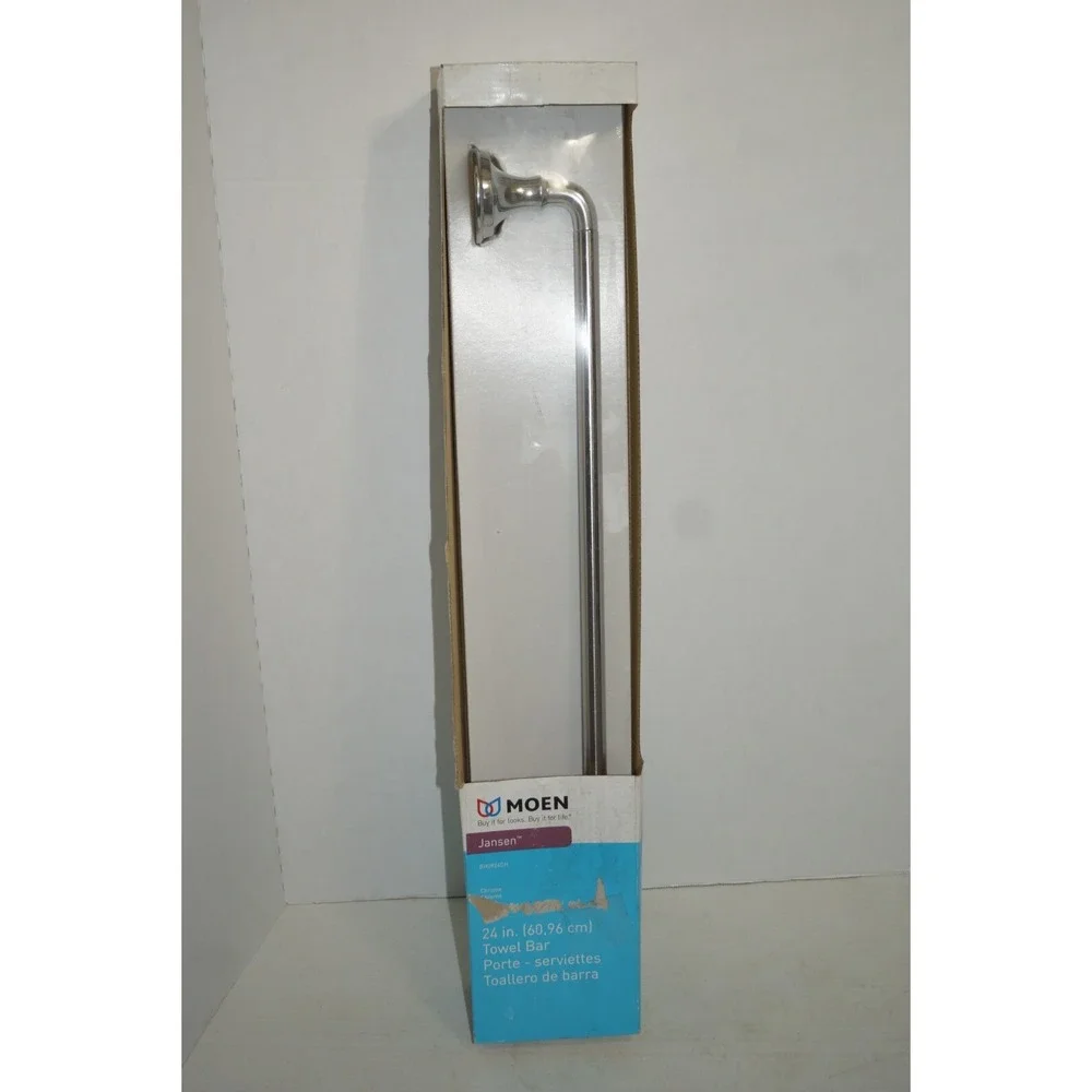 MOEN Jansen 24 in. Towel Bar Chrome BH0924CH